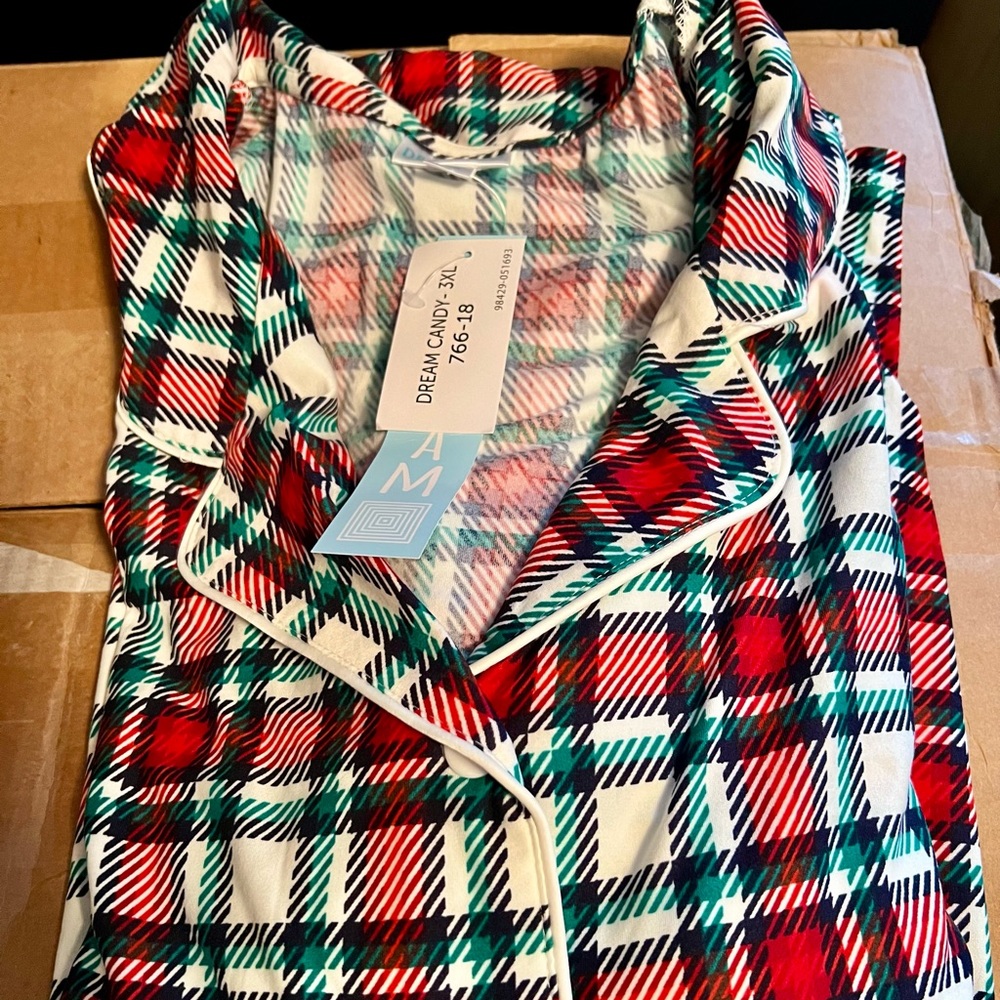 LuLaRoe Candy Pajamas 3X TWO SETS - Picture 4 of 4